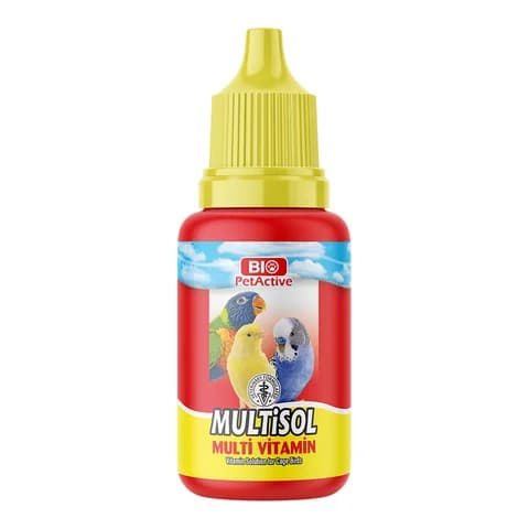 Multisol - Multivitamin Solution for Cage Birds