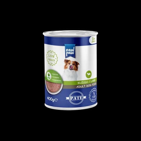 Pawpaw Pate Yetişkin Köpek Maması Kuzulu