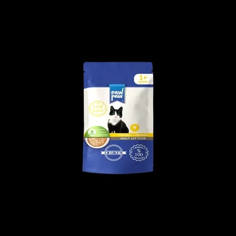 Pawpaw Pouch Yetşikin Kedi Maması Tavuklu